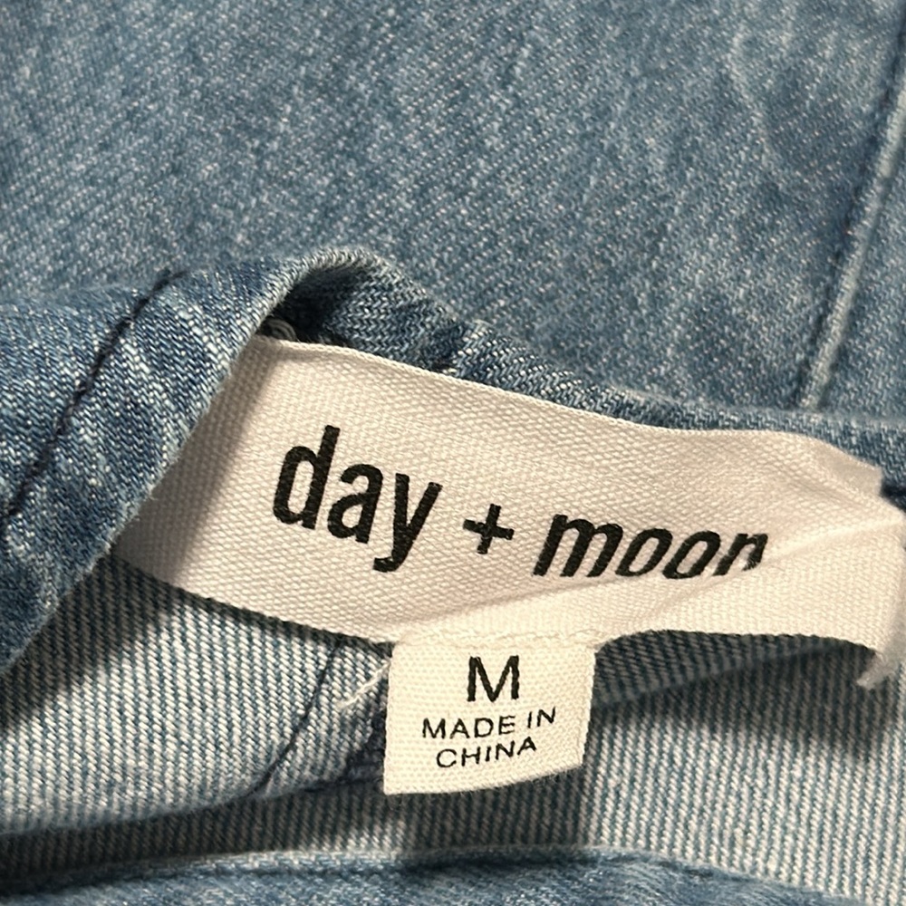 Women's Blue Denim Overalls - Picture 4 of 7